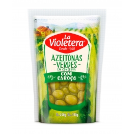 Azeitona verde com caroço La Violetera 150 gr