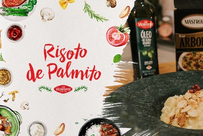 Aprenda a fazer um delicioso Risoto de Palmito com receita da Chef Dandhara Lino