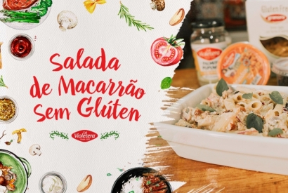 Salada de Macarrão Sem Glúten por Chef Dandhara Lino