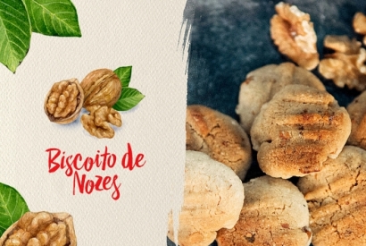 Biscoito de Nozes por Chef Dandhara Lino