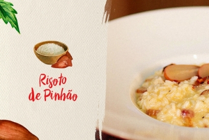 Risoto de Pinhão por Chef Dandhara Lino